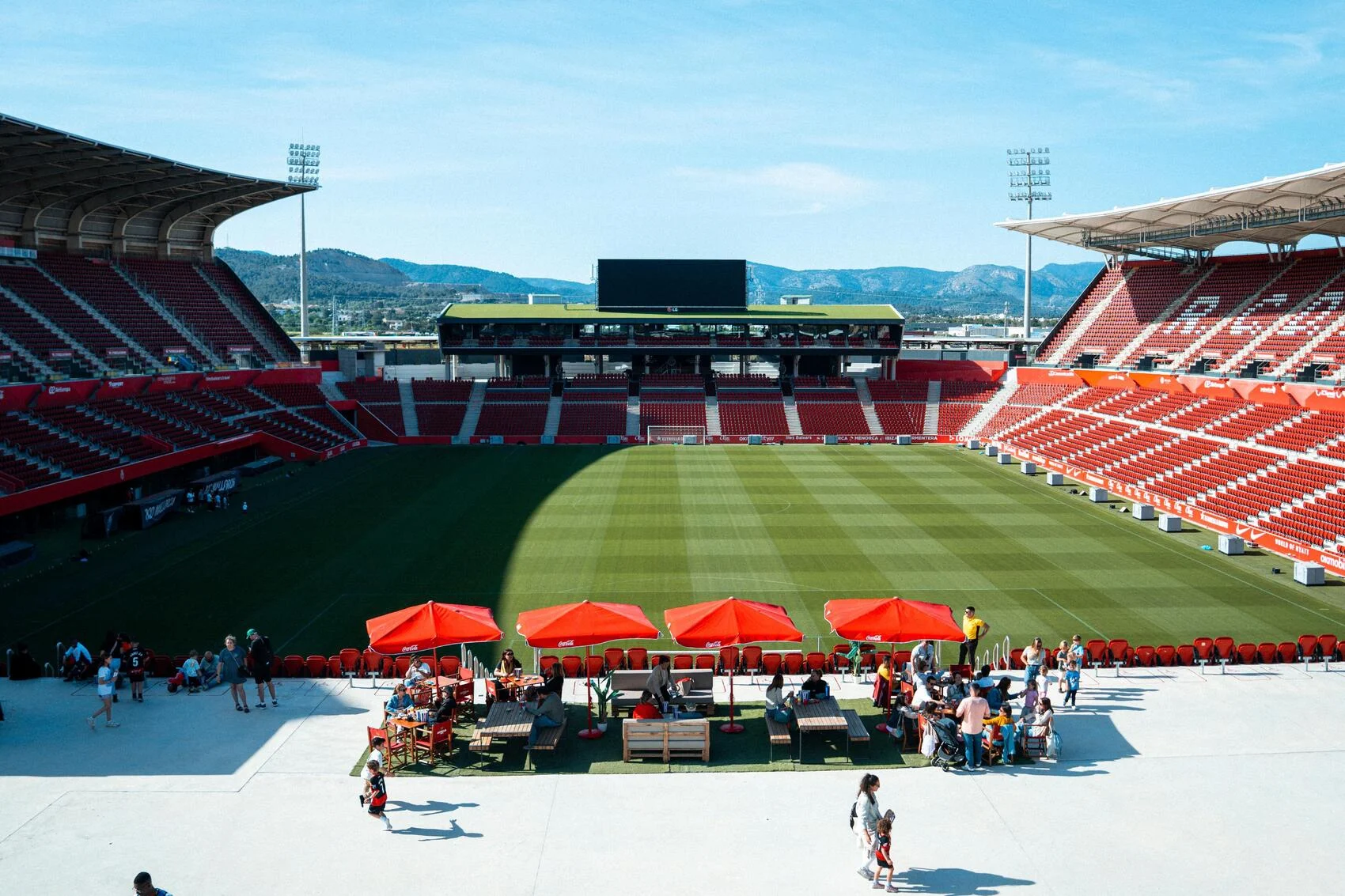 Estadi Mallorca Son Moix am Spieltag