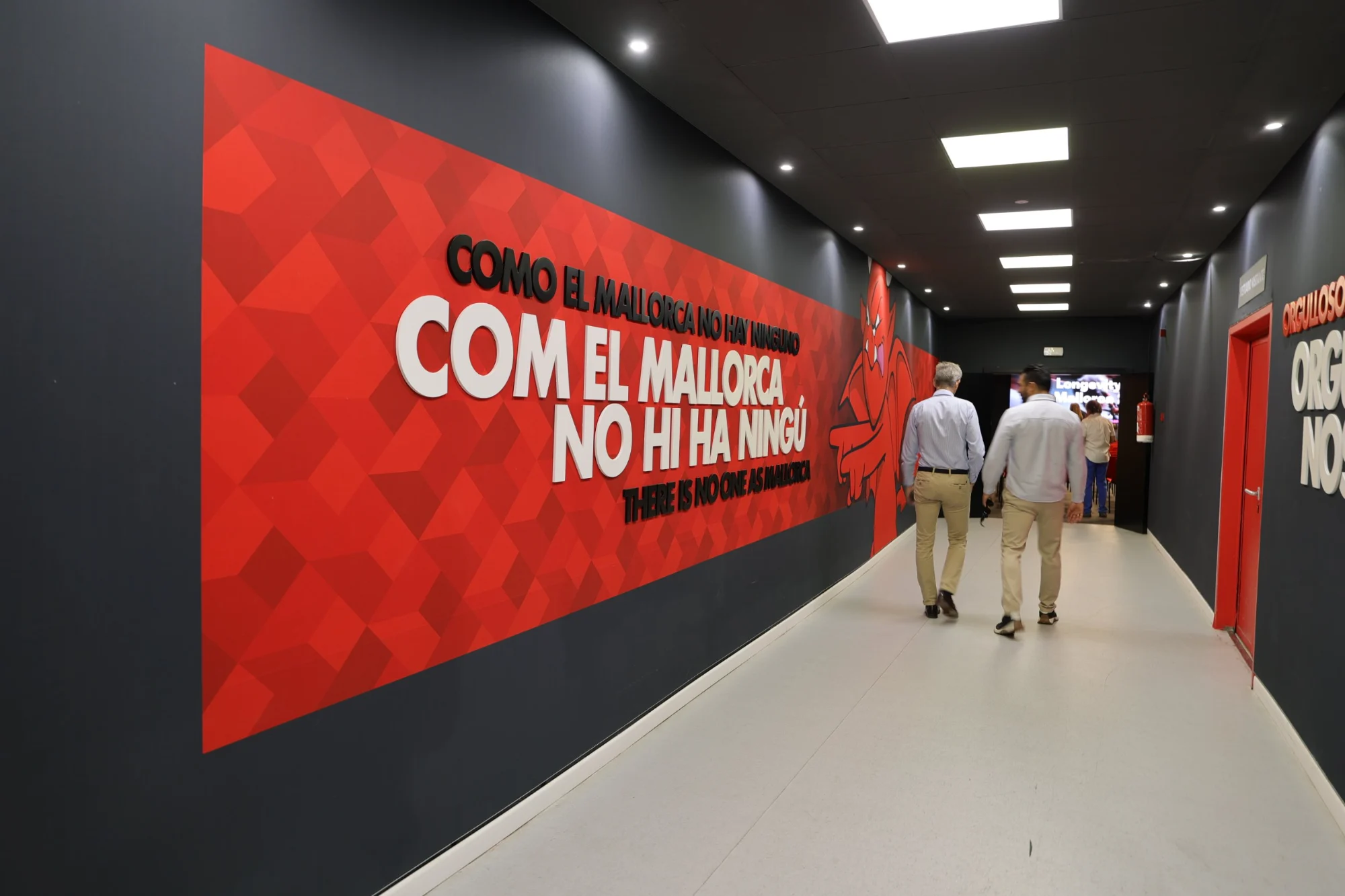 Hinter den Kulissen im Estadi Mallorca Son Moix