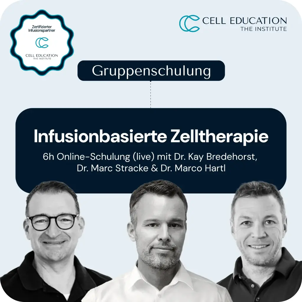 Gruppenschulung Infusionsbasierte Zelltherapie 26.07.2025